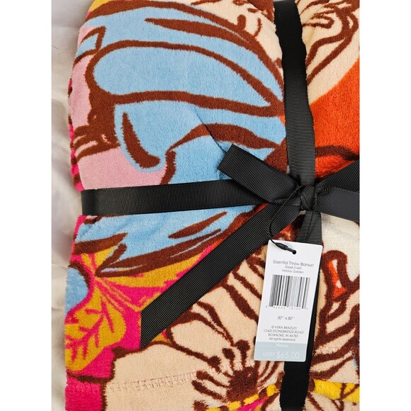NWT Vera Bradley Essential Throw Blanket Midday Garden NEW - Picture 2 of 6